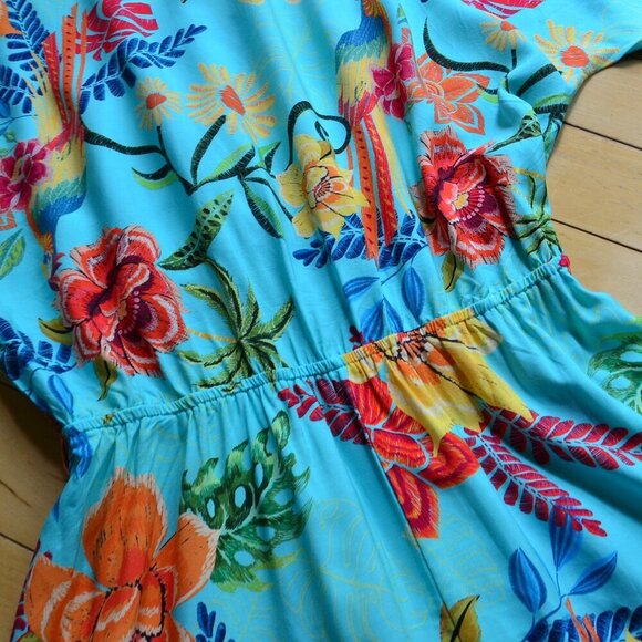 Cupshe Tropical Dolman Sleeve Casual Mini Dress Size M NWT - Picture 12 of 12